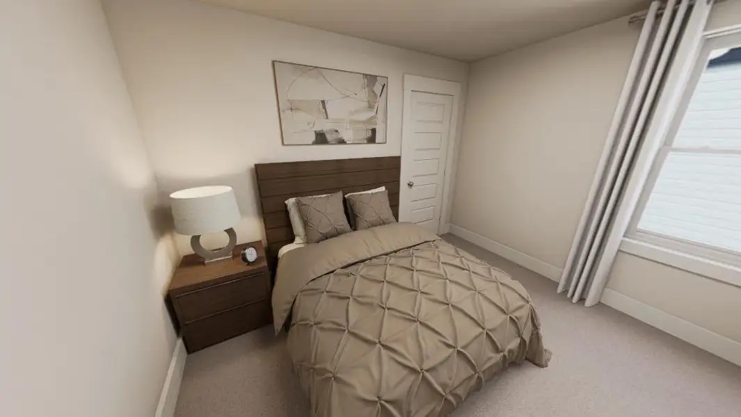 Furnished interior view inside a new home in Allen Park, Raleigh (Image 10).