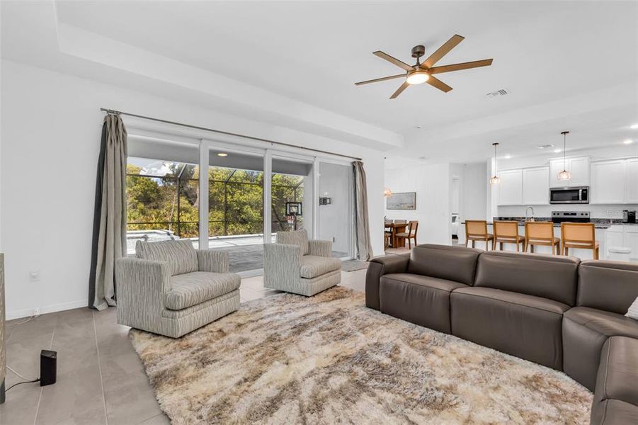 Furnished interior view inside a new home in , Punta Gorda (Image 14).