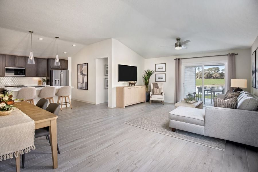 Representative furnished interior of a home built from the 1501 Modeled by KB Home in Maplewood, St. Augustine (Image 5).