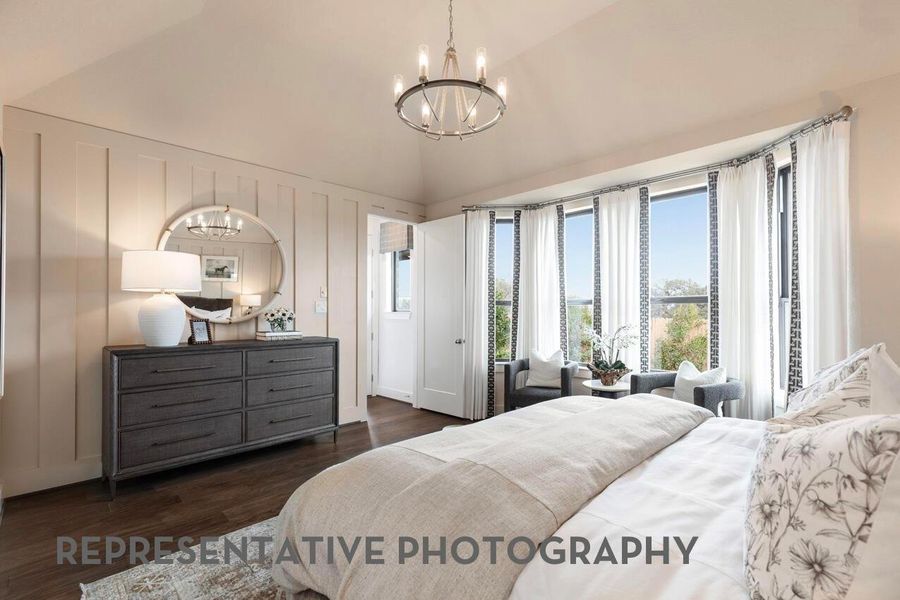 Furnished interior view inside a new home in Evergreen, Conroe (Image 18).