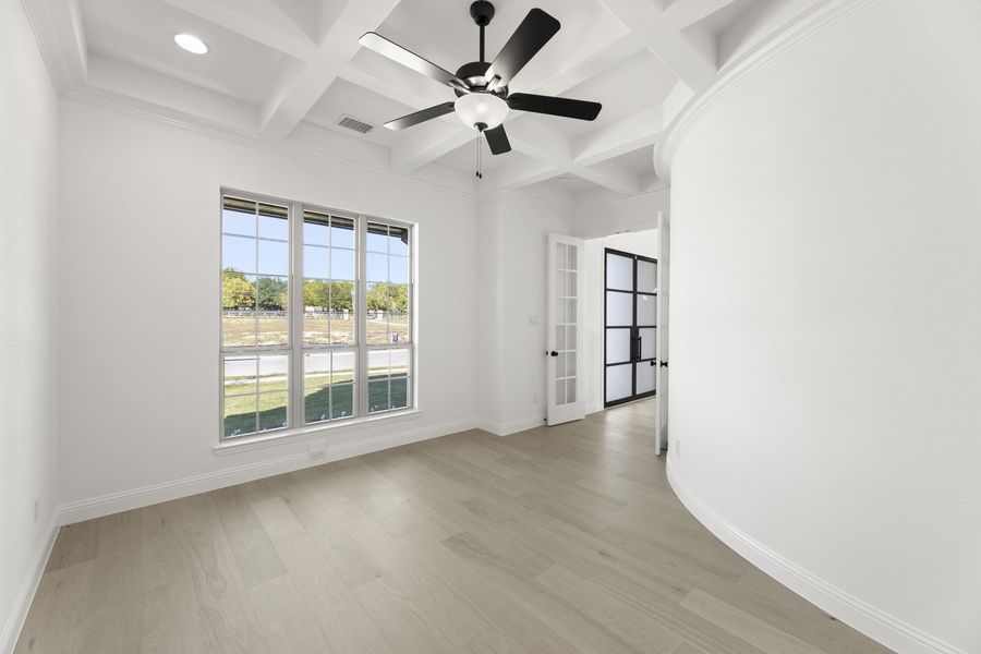 Representative unfurnished interior of a home built from the Hadley by Windsor Homes in Winding Creek, Rockwall (Image 17).