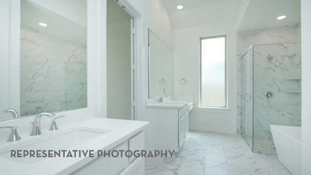 Furnished interior view inside a new home in Grand Central Park: 55ft. lots, Conroe (Image 9). Furnished interior view inside a new home in Grand Central Park: 55ft. lots, Conroe (Image 9).