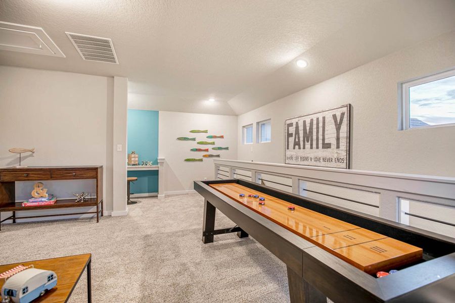 Furnished interior view inside a new home in Prominence – Now Selling, San Antonio (Image 21).