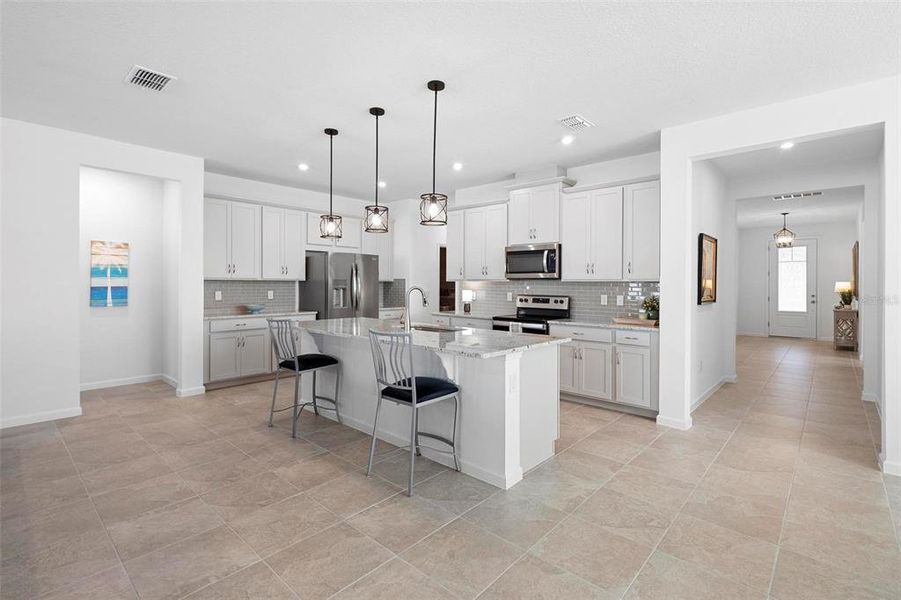 Furnished interior view inside a new home in Addison Landing, Deland (Image 42).
