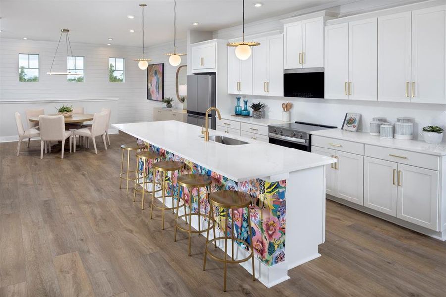 Furnished interior view inside a new home in Lakespur at Wellen Park, Venice (Image 4).
