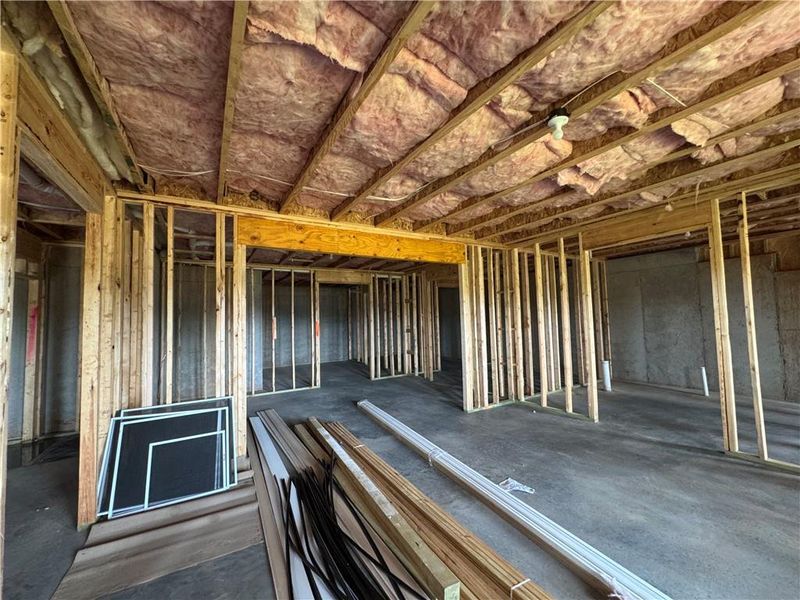 In-progress construction of a new home in Rosewood Lake Preserve, Hoschton, GA (Image 36).