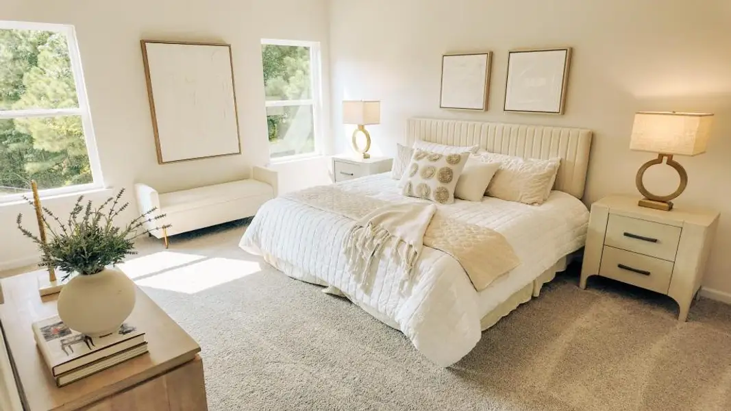 Furnished interior view inside a new home in Sterling At The Villages, Calhoun (Image 4).