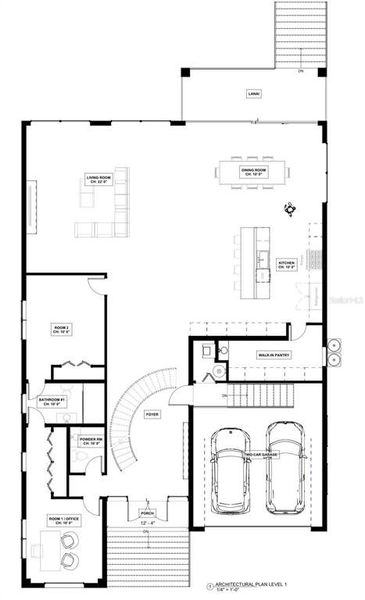 2D floor plan layout of this home in , Tampa, FL (Image 3).
