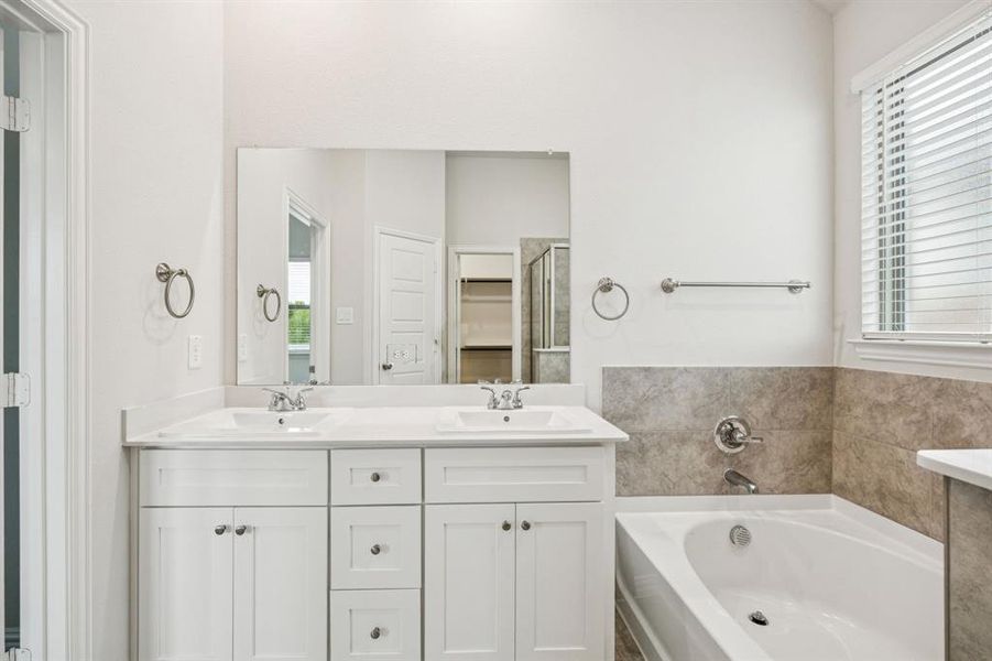 Furnished interior view inside a new home in Bel Air Village, Sherman (Image 4).