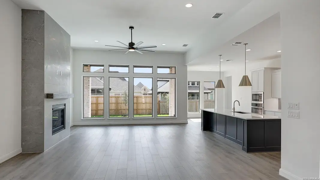 Spacious, unfurnished interior of a new home in Kallison Ranch, San Antonio (Image 23). Spacious, unfurnished interior of a new home in Kallison Ranch, San Antonio (Image 23).