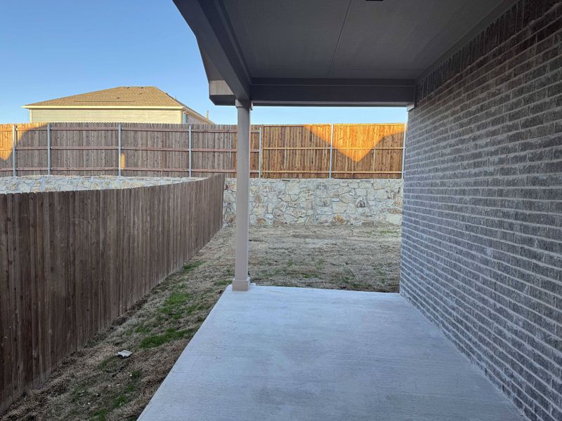 Covered Patio Construction Progress