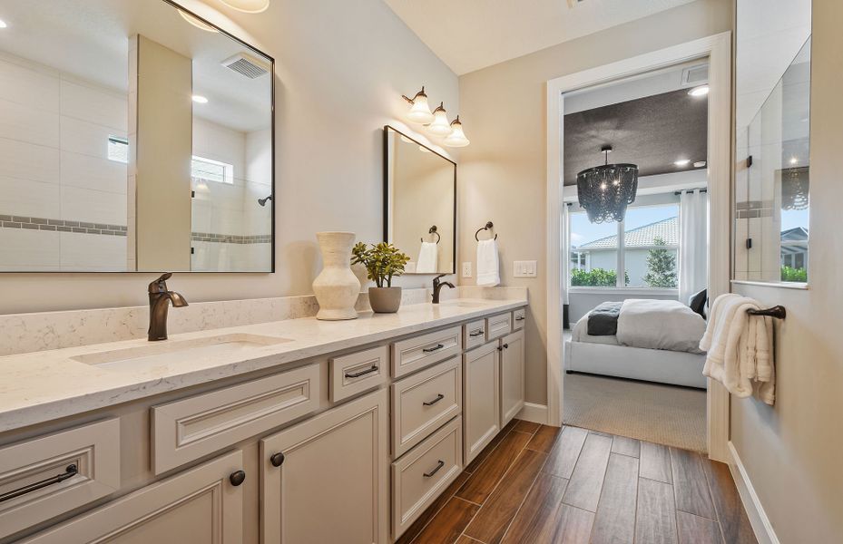 Representative furnished interior of a home built from the Palmary by DiVosta in Talon Preserve on Palmer Ranch, Nokomis (Image 17).