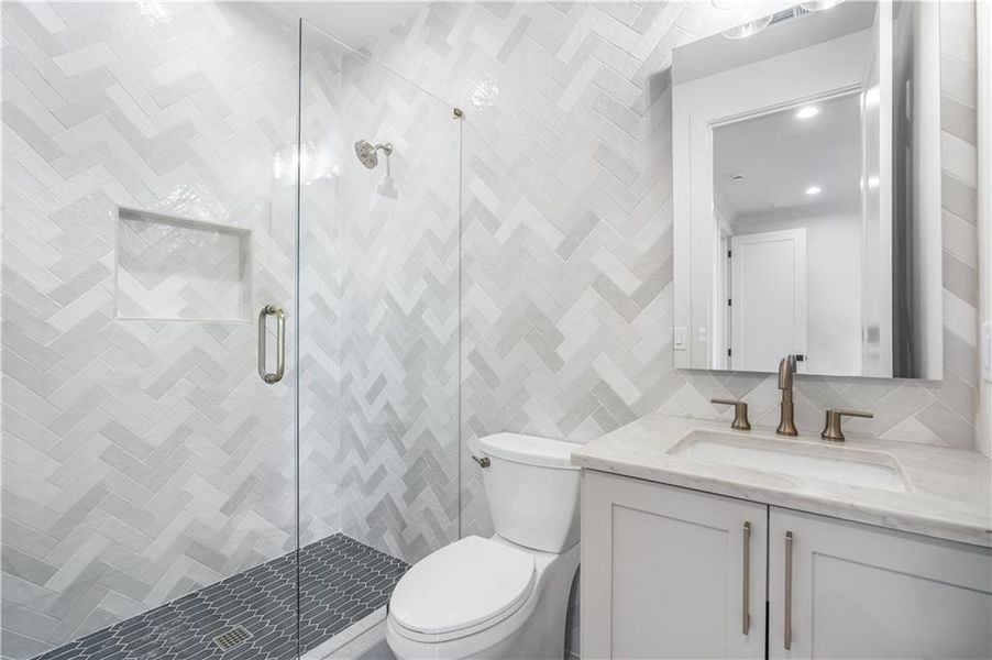 Furnished interior view inside a new home in , Alpharetta (Image 18). Furnished interior view inside a new home in , Alpharetta (Image 18).