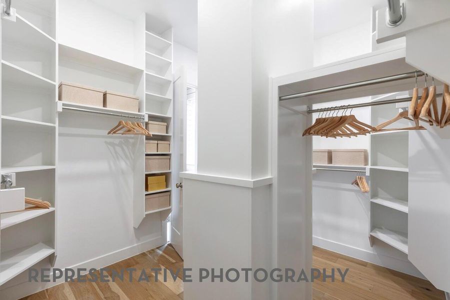 Furnished interior view inside a new home in Bridgeland, Cypress (Image 14).