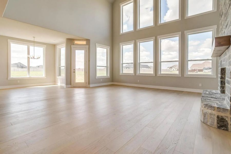 Representative unfurnished interior of a home built from the The Landry by Elmwood Custom Homes in Matthews Farm, Venus (Image 27). Representative unfurnished interior of a home built from the The Landry by Elmwood Custom Homes in Matthews Farm, Venus (Image 27).