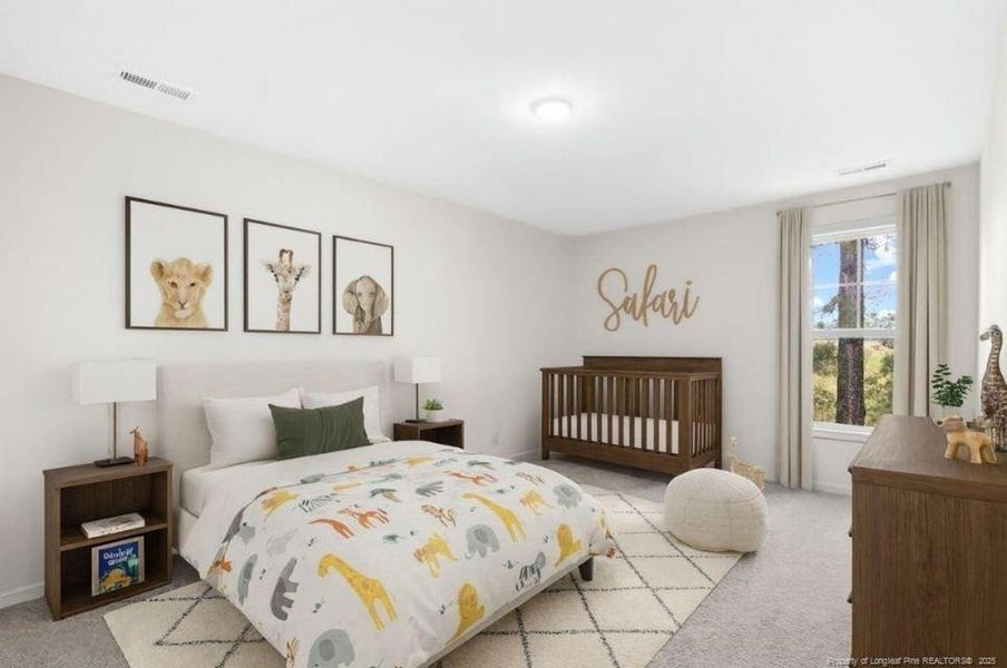 Bedroomm #2 Upstairs - VIRTUALLY STAGED