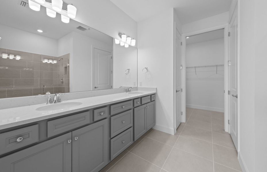 Furnished interior view inside a new home in TerraWalk at Babcock Ranch, Alva (Image 10).