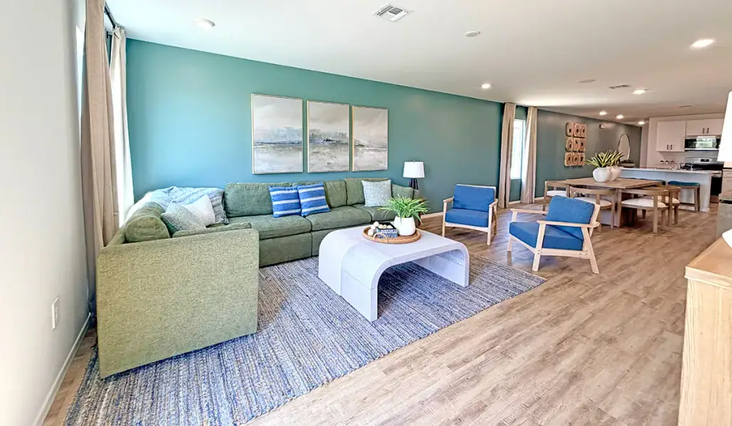 Furnished interior view inside a new home in Sorrel Ridge Estates, Tucson (Image 23).