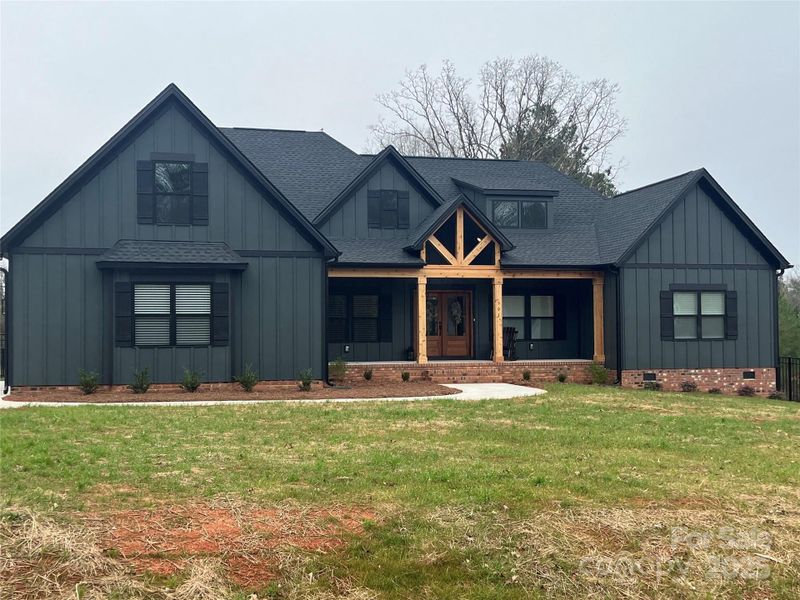 Front exterior of a new home in , Gastonia, NC, highlighting curb appeal (Image 2). Front exterior of a new home in , Gastonia, NC, highlighting curb appeal (Image 2).