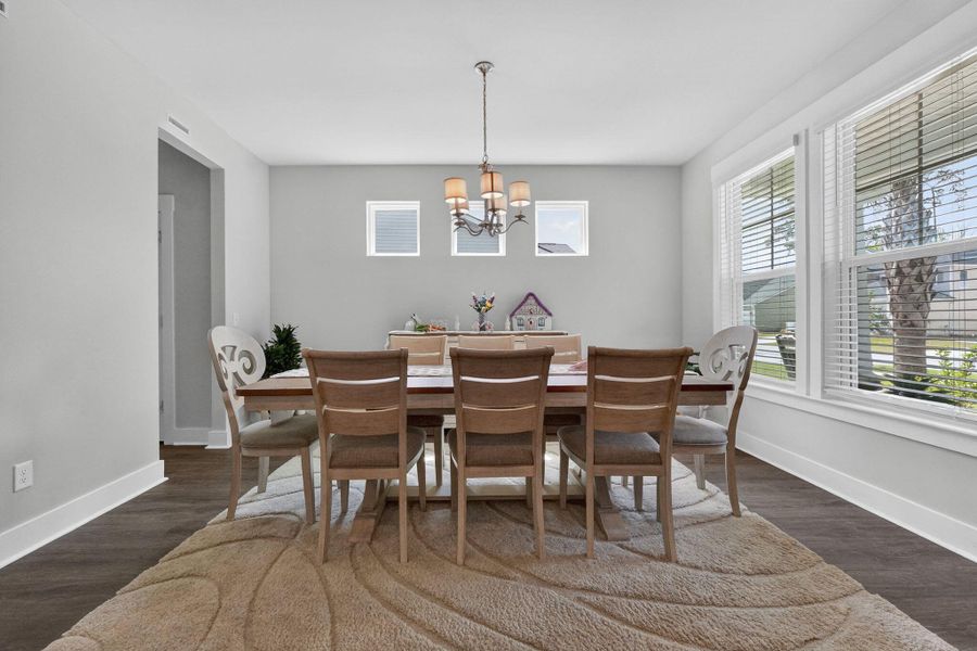 Furnished interior view inside a new home in , Summerville (Image 18).