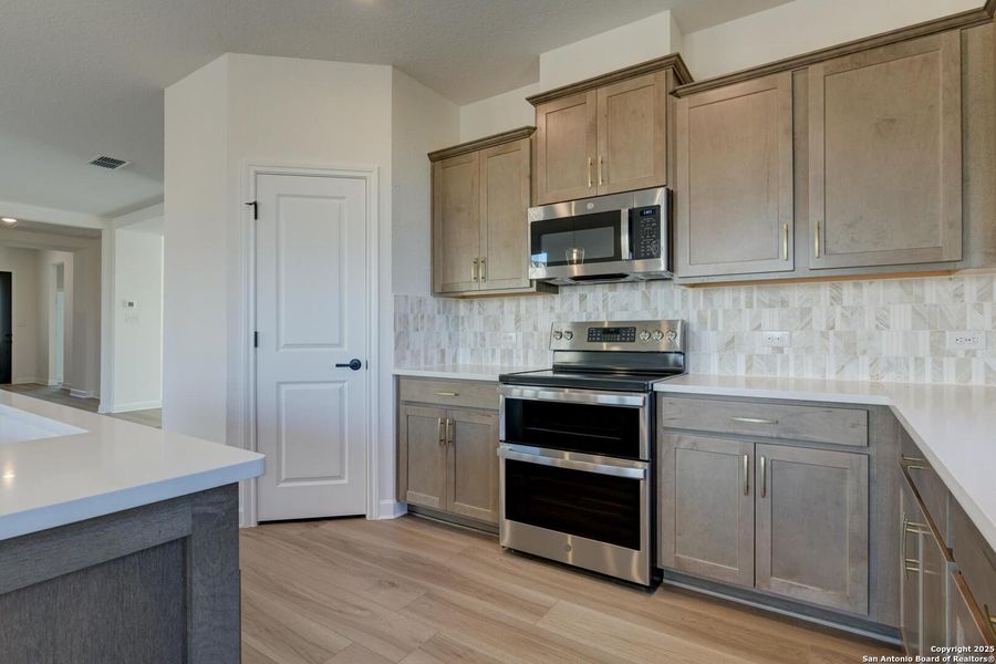 Furnished interior view inside a new home in Megan's Landing 50's, Castroville (Image 9). Furnished interior view inside a new home in Megan's Landing 50's, Castroville (Image 9).