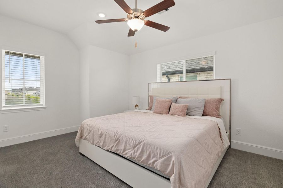 Furnished interior view inside a new home in Pomona, Manvel (Image 28).