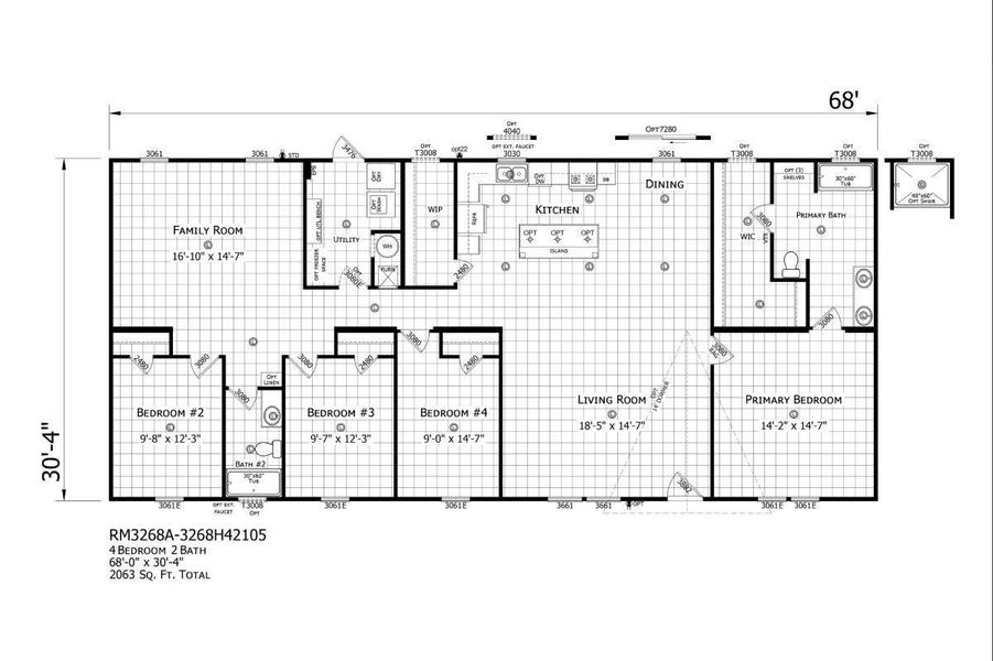 2D floor plan layout of this home in , Cleveland, TX (Image 2). 2D floor plan layout of this home in , Cleveland, TX (Image 2).
