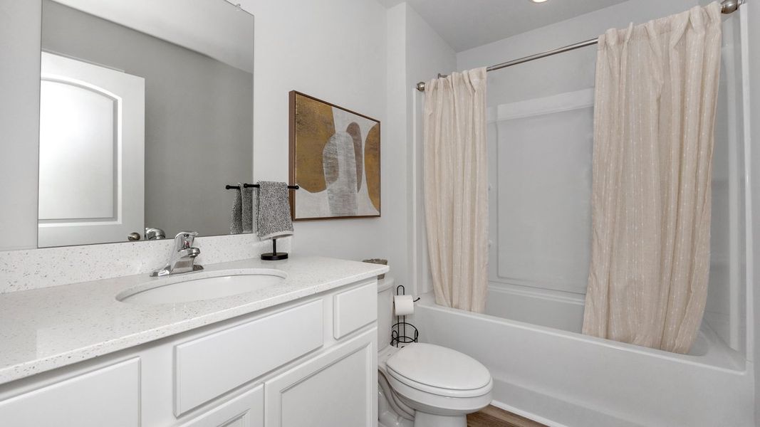 Furnished interior view inside a new home in Bailey Park, Fayetteville (Image 23).