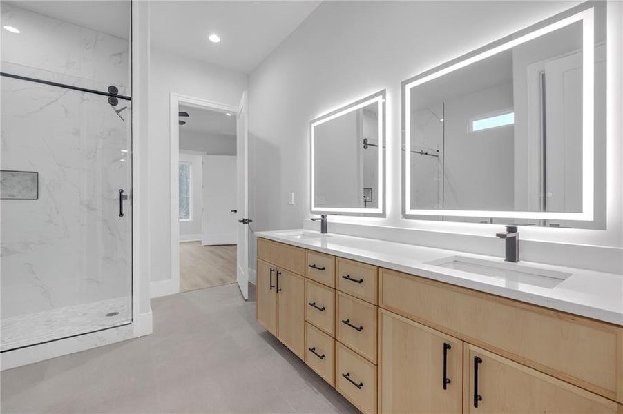 Furnished interior view inside a new home in , Oxford (Image 5).