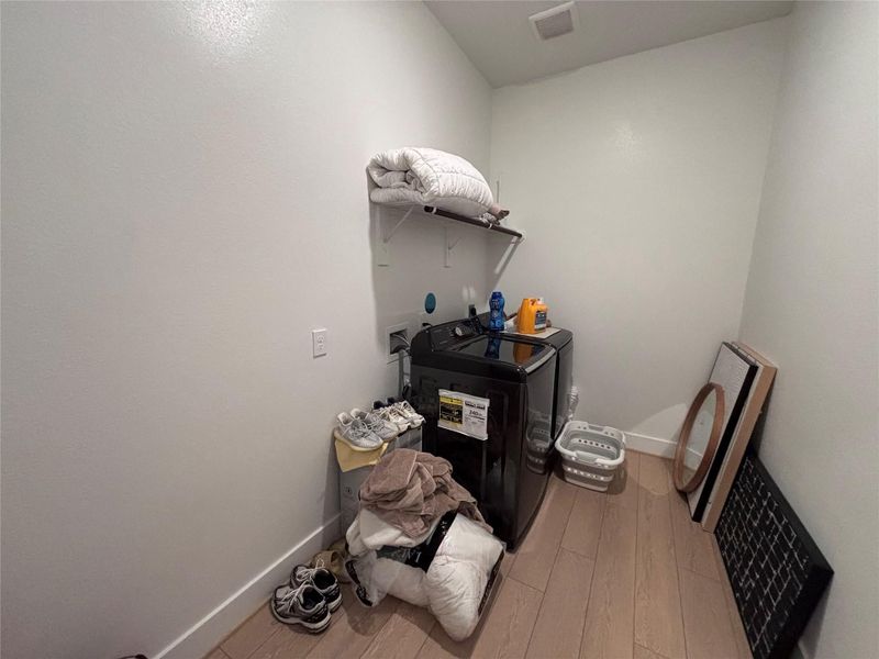 Laundry room.