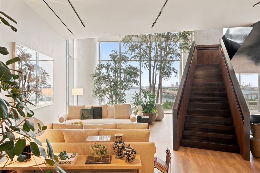 Furnished interior view inside a new home in , Miami (Image 19). Furnished interior view inside a new home in , Miami (Image 19).