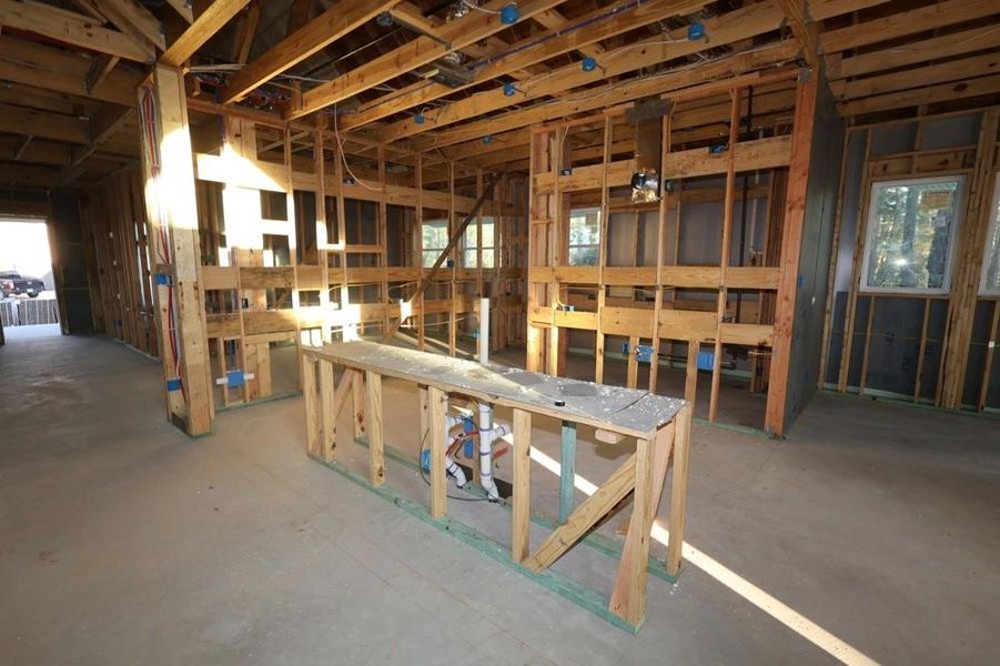 In-progress construction of a new home in ARTAVIA 65' Homesites, Conroe, TX (Image 14).
