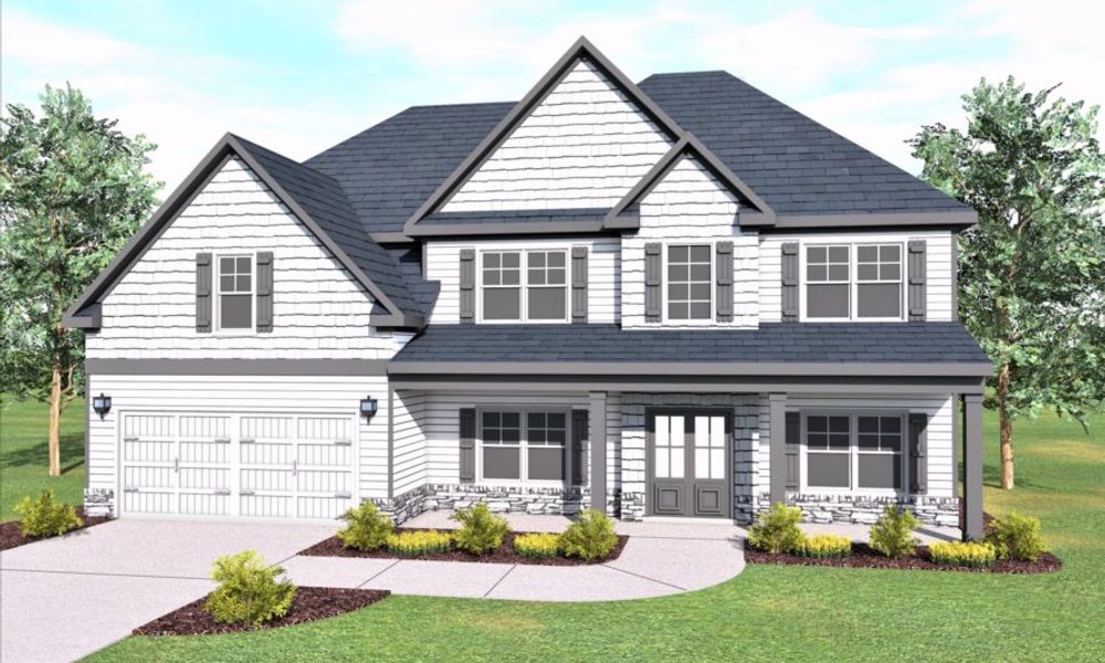 Image 1 representing the Barnhart by JR Homes in The Village at Camp Mitchell, Grayson, GA. Image 1 representing the Barnhart by JR Homes in The Village at Camp Mitchell, Grayson, GA.