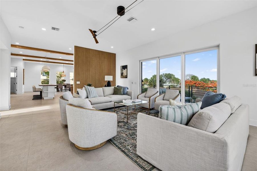Furnished interior view inside a new home in , Belleair Beach (Image 13).