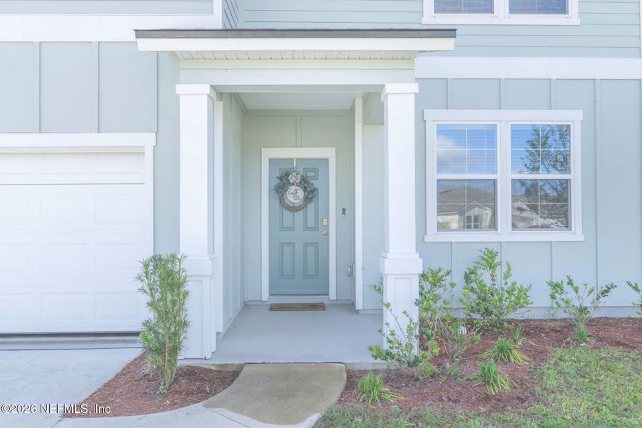 Exterior details and patio area of a home in Entrada, St. Augustine (Image 3). Exterior details and patio area of a home in Entrada, St. Augustine (Image 3).