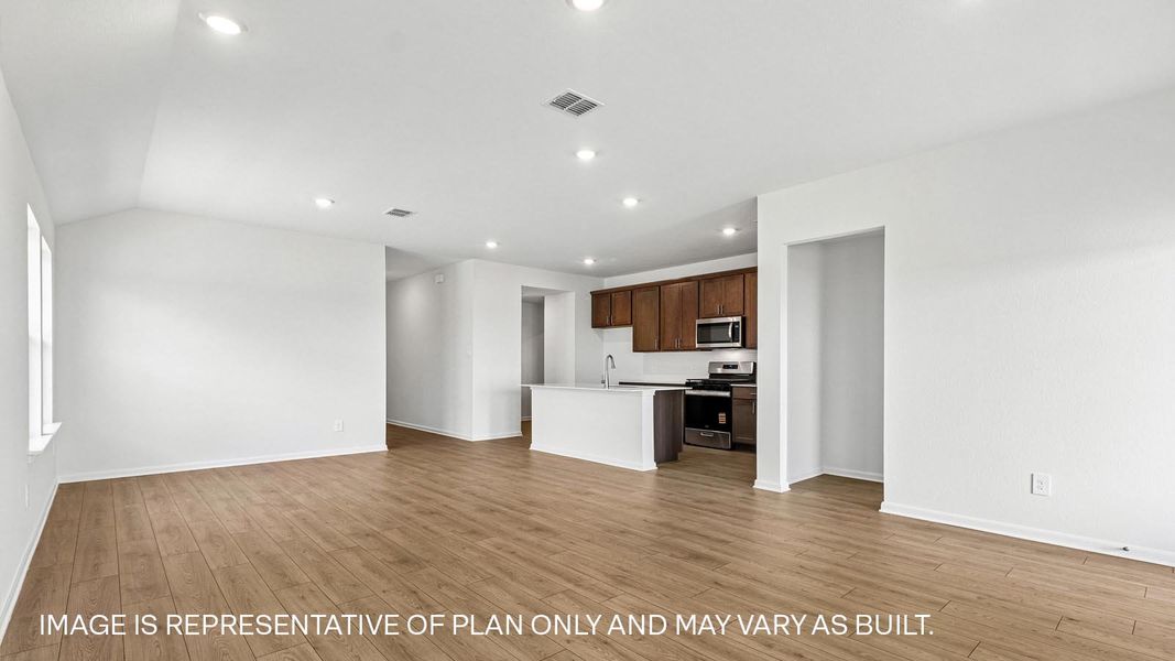 Representative unfurnished interior of a home built from the The Caden by D.R. Horton in Briarwood, Elgin (Image 16).