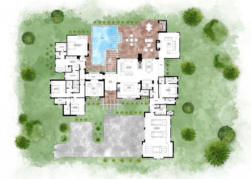 2D floor plan layout of this home in , Horseshoe Bay, TX (Image 5). 2D floor plan layout of this home in , Horseshoe Bay, TX (Image 5).
