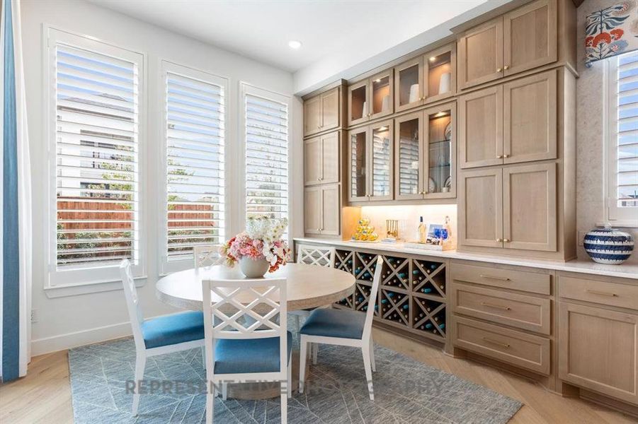 Furnished interior view inside a new home in Star Trail, Prosper (Image 5).