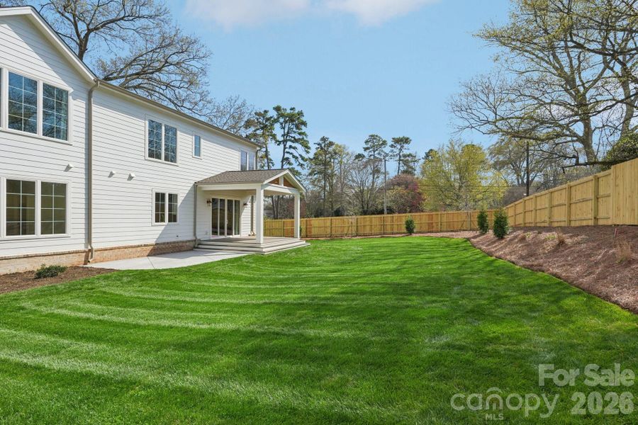 Exterior details and patio area of a home in , Charlotte (Image 31).