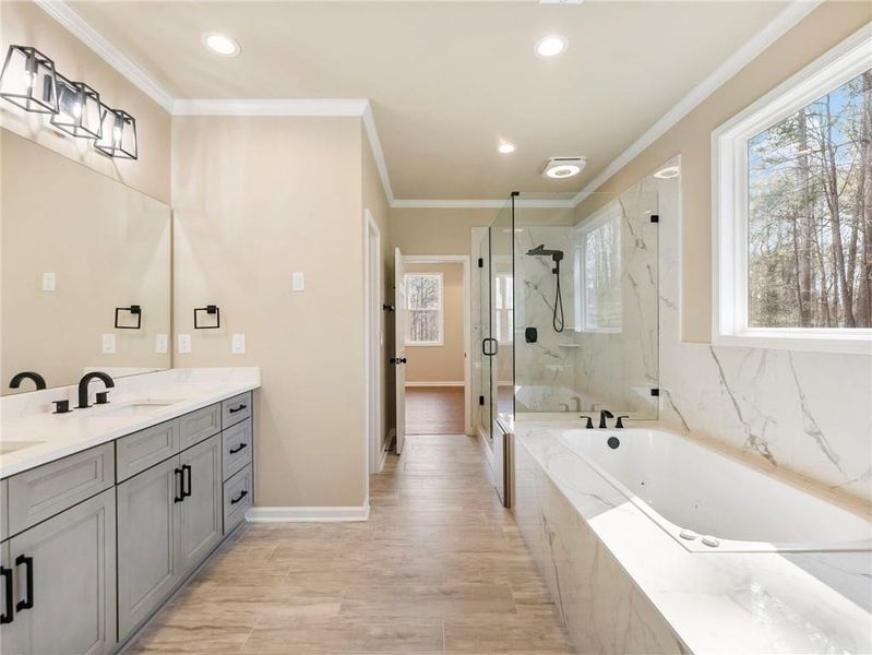 Furnished interior view inside a new home in , Winder (Image 12).