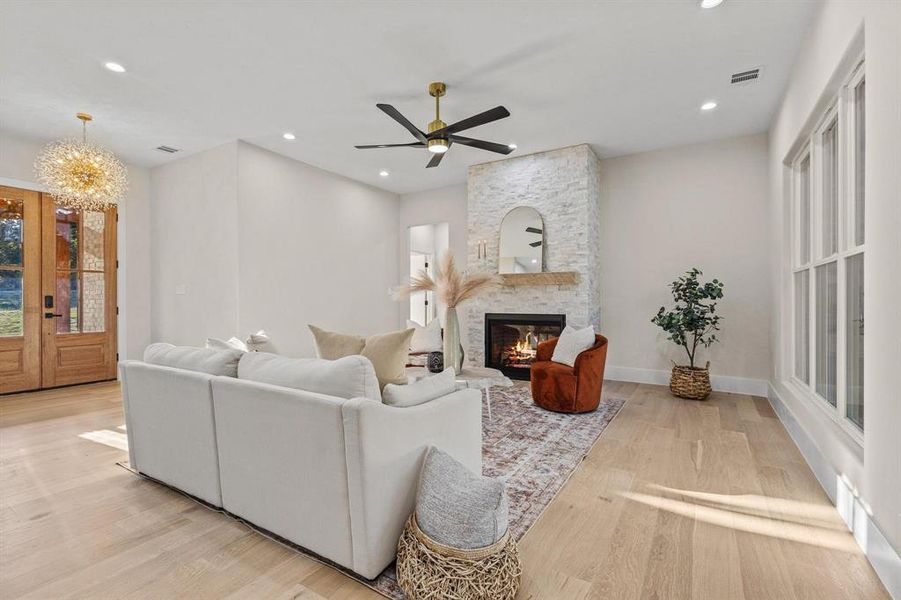 Furnished interior view inside a new home in , Denison (Image 19). Furnished interior view inside a new home in , Denison (Image 19).