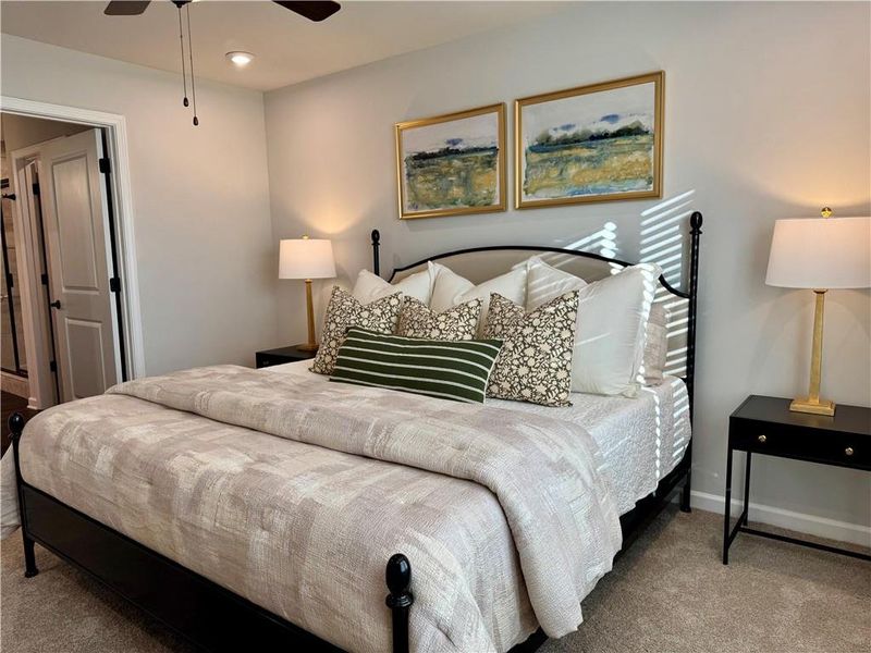 Furnished interior view inside a new home in Silver Leaf, Dawsonville (Image 9).