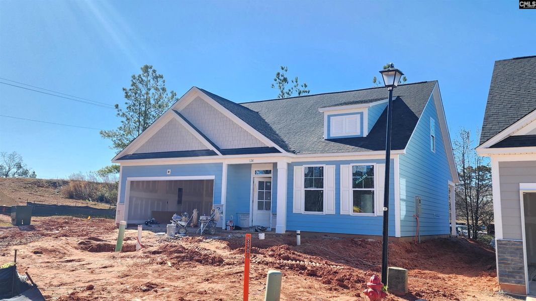 In-progress construction of a new home in Bickley Station, Irmo, SC (Image 23).