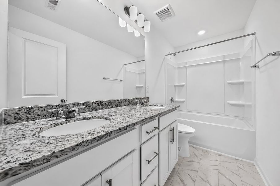Furnished interior view inside a new home in Magnolia Townes, Wendell (Image 8).