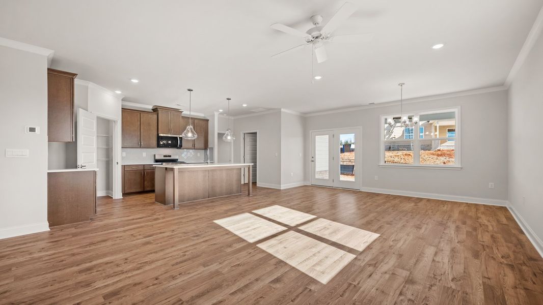 Spacious, unfurnished interior of a new home in Oak Ridge Meadows, Locust Grove (Image 14).