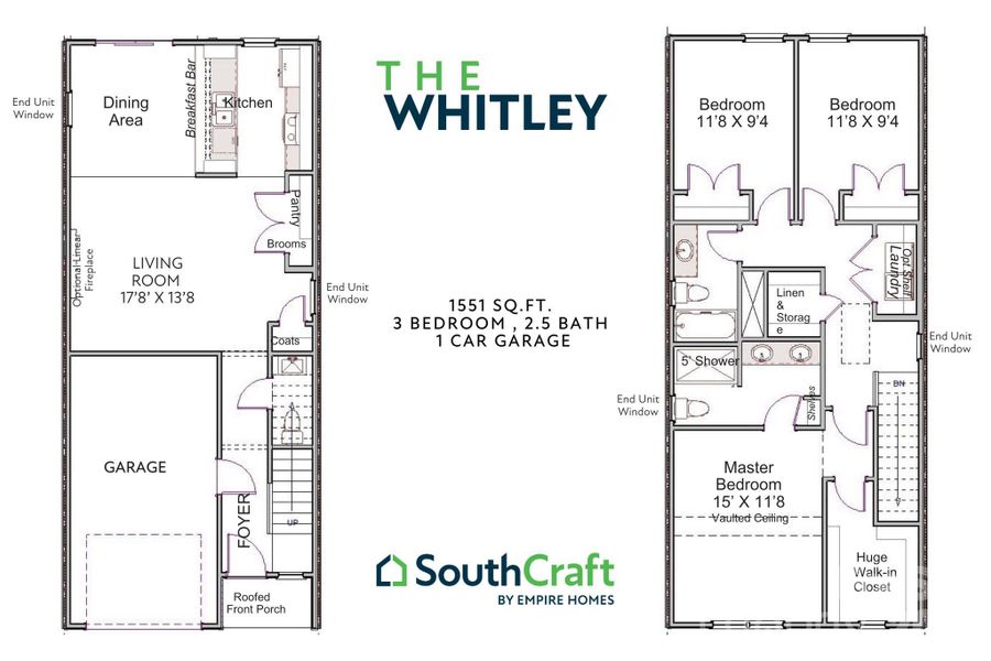 2D floor plan layout of this home in , Charlotte, NC (Image 4).