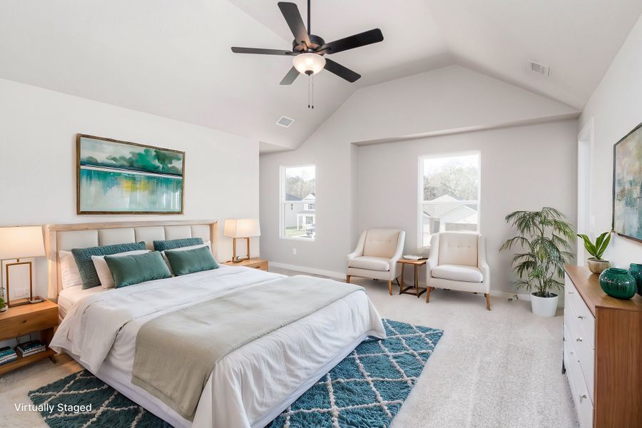 Representative furnished interior of a home built from the Linden by Nason Homes in Brady Estates, Murfreesboro (Image 9).