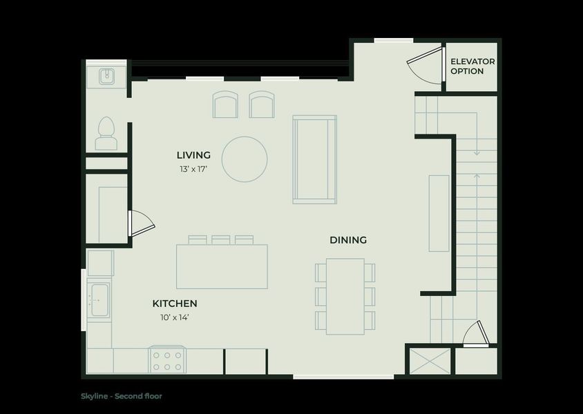 Skyline B - Second Floor Skyline B - Second Floor