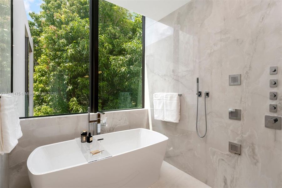 Furnished interior view inside a new home in , Miami Beach (Image 18). Furnished interior view inside a new home in , Miami Beach (Image 18).