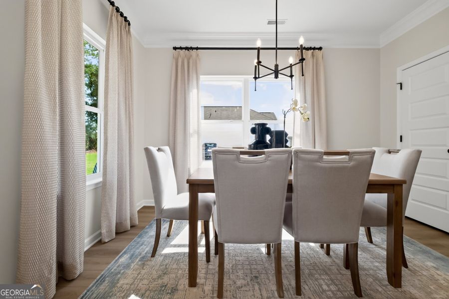 Furnished interior view inside a new home in Stonebridge North, Macon (Image 11).